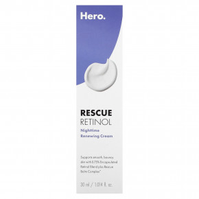 Hero Cosmetics, Rescue Retinol, ночной восстанавливающий крем, 30 мл (1,014 жидк. унц.) в Москве - eco-herb.ru | фото