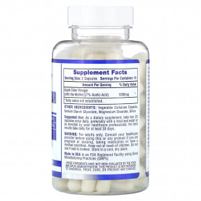 Hi Tech Pharmaceuticals, Яблочный уксус от The Mother, быстрое высвобождение, 90 растительных капсул (800 мг на капсулу) в Москве - eco-herb.ru | фото