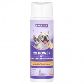 HICC Pet, 2X Power Pet против ран и противомикробный спрей, для собак и кошек, 296 мл (10 жидк. унций) в Москве - eco-herb.ru | фото