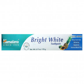 Himalaya, Bright White Toothpaste, ананас и папайя, 175 г (6,17 унции) в Москве - eco-herb.ru | фото