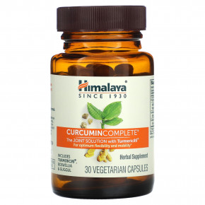 Himalaya, Curcumin Complete, 30 вегетарианских капсул в Москве - eco-herb.ru | фото