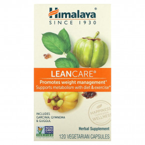 Himalaya, LeanCare, 120 вегетарианских капсул - описание | фото