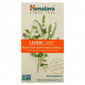 Himalaya, Liver Care, 180 Vegetarian Capsules в Москве - eco-herb.ru | фото