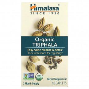 Himalaya, Органическая трифала, 90 капсул - описание