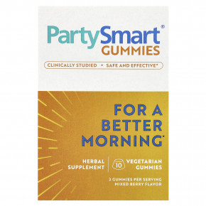 Himalaya, Party Smart Gummies, Mixed Berry, 10 Vegetarian Gummies - описание | фото