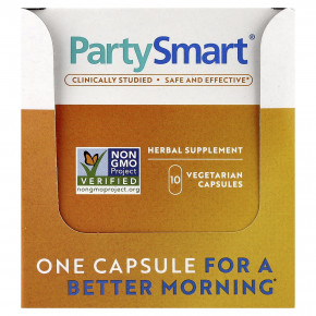 Himalaya, PartySmart®, 10 пакетиков, по 1 вегетарианской капсуле - описание | фото