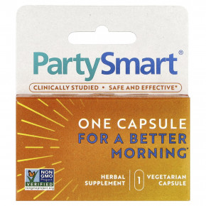 Himalaya, PartySmart®, 10 пакетиков, по 1 вегетарианской капсуле в Москве - eco-herb.ru | фото
