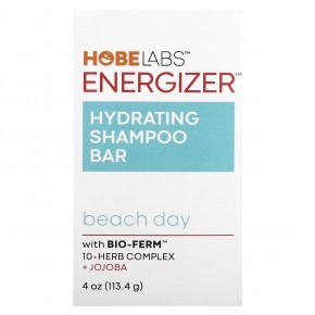 Hobe Labs, Energizer, увлажняющий мыльный шампунь, Beach Day, 113,4 г (4 унции) - описание