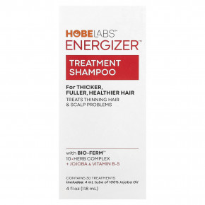 Hobe Labs, Energizer™, уходовый шампунь, для густоты, объёма и здоровья волос, 118 мл (4 жидк. унции) в Москве - eco-herb.ru | изображение Hobe Labs, Energizer™, уходовый шампунь, для густоты, объёма и здоровья волос, 118 мл (4 жидк. унции) в Москве - eco-herb.ru | фото