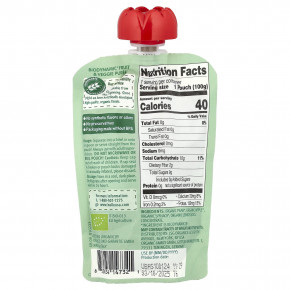 Holle, Органическое фруктовое и овощное пюре, Power Parrot, от 6 месяцев, груша и яблоко со шпинатом, 100 г (3,5 унции) в Москве - eco-herb.ru | фото