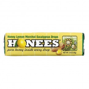 Honees, Honey Lemon Cough Drops, 1.6 oz (45 g) в Москве - eco-herb.ru | фото