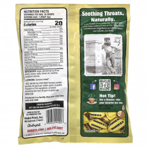 Honees, леденцы от кашля с медом, лимоном, ментолом и эвкалиптом, 20 больших леденцов, 100 г (3,5 унции) в Москве - eco-herb.ru | изображение Honees, леденцы от кашля с медом, лимоном, ментолом и эвкалиптом, 20 больших леденцов, 100 г (3,5 унции) в Москве - eco-herb.ru | фото