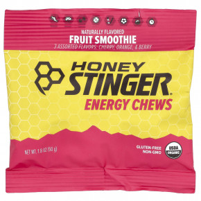 Honey Stinger, Energy Chews, фруктовый смузи, 12 пакетиков по 50 г (1,8 унции) в Москве - eco-herb.ru | фото