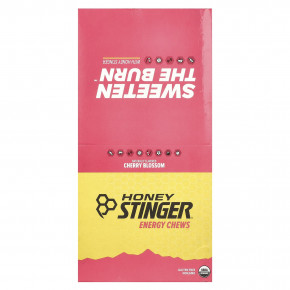 Honey Stinger, Energy Chews, вишневый цвет, 12 пакетиков по 50 г (1,8 унции) - описание