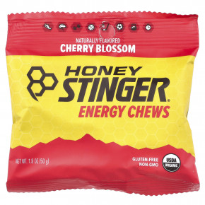 Honey Stinger, Energy Chews, вишневый цвет, 12 пакетиков по 50 г (1,8 унции) в Москве - eco-herb.ru | фото