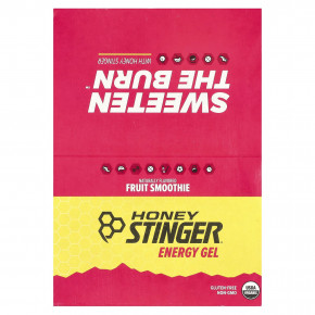 Honey Stinger, Energy Gel, фруктовый смузи, 24 пакетика по 31 г (1,1 унции) в Москве - eco-herb.ru | фото