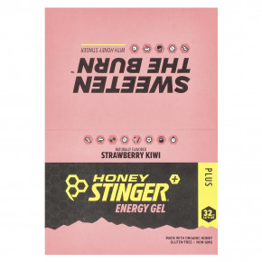 Honey Stinger, Energy Gel, клубника и киви, 24 пакетика по 31 г (1,1 унции) - описание | фото