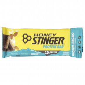 Honey Stinger, Протеиновый батончик, кокос и миндаль, 15 батончиков, 42 г (1,5 унции) в Москве - eco-herb.ru | фото