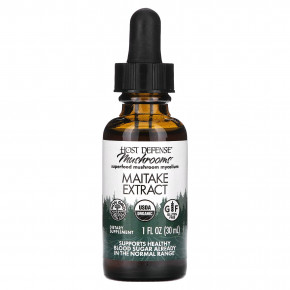 Host Defense, Грибы, экстракт майтаке, 30 мл (1 жидк. Унция) в Москве - eco-herb.ru | фото