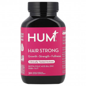 HUM Nutrition, Hair Strong, 30 веганских капсул в Москве - eco-herb.ru | изображение HUM Nutrition, Hair Strong, 30 веганских капсул в Москве - eco-herb.ru | фото