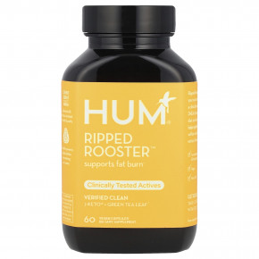 HUM Nutrition, Ripped Rooster ™, 60 веганских капсул в Москве - eco-herb.ru | фото