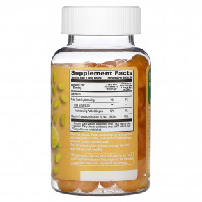 Human Beanz, Kids, мармеладки с витамином C, цитрусовые, 120 мармеладных бобов (40 мг в каждой мармеладке) в Москве - eco-herb.ru | фото