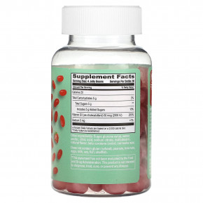 Human Beanz, Мармелад с витамином D3, клубника, 120 мармеладных бобов в Москве - eco-herb.ru | фото