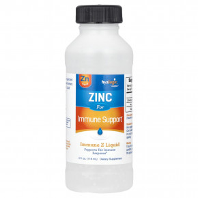 Hyalogic, Цинк для поддержки иммунитета, 7,5 мг, 118 мл (4 жидк. Унции) в Москве - eco-herb.ru | фото