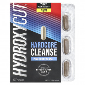 Hydroxycut, Hardcore Cleanse, 42 капсулы - описание | фото