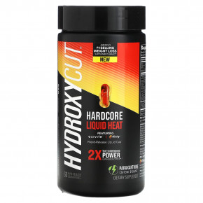 Hydroxycut, Hardcore Liquid Heat, 60 жидких капсул с быстрым высвобождением в Москве - eco-herb.ru | фото