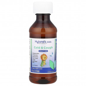 Hyland's Naturals, Для детей, от простуды и кашля в ночное время, для детей от 2 до 12 лет, из натурального винограда, 118 мл (4 жидк. Унции) в Москве - eco-herb.ru | фото