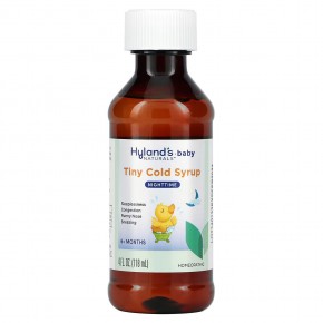 Hyland's, Baby, Tiny Cold Syrup, Nighttime, Ages 6 Months+, 4 fl oz (118 ml) в Москве - eco-herb.ru | фото