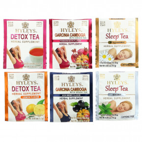 Hyleys Tea, 14 Days Detox Kit, ассорти, 42 чайных пакетика в фольгированных пакетиках, 63 г (2,22 унции) в Москве - eco-herb.ru | фото