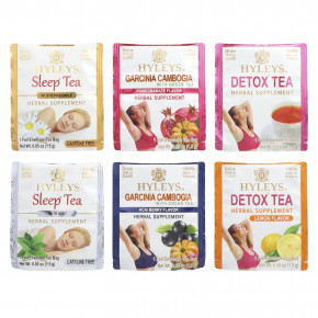 Hyleys Tea, 28 Days Detox Kit, ассорти, 84 чайных пакетика в фольгированных пакетиках, 126 г (4,44 унции) в Москве - eco-herb.ru | изображение Hyleys Tea, 28 Days Detox Kit, ассорти, 84 чайных пакетика в фольгированных пакетиках, 126 г (4,44 унции) в Москве - eco-herb.ru | фото