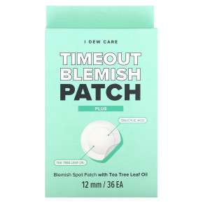 I Dew Care, Blemish Patch Plus, Timeout, 12 мм, 36 шт. в Москве - eco-herb.ru | фото