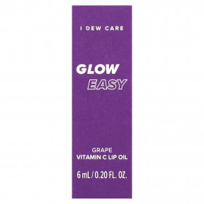 I Dew Care, Glow Easy, масло для губ с витамином С, виноград, 6 мл (0,20 жидк. унции) в Москве - eco-herb.ru | фото