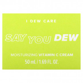 I Dew Care, Say You Dew, увлажняющий крем с витамином C, 50 мл (1,69 жидк. унц.) в Москве - eco-herb.ru | фото