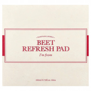 I'm From, Beet Refreshed Pad, 60 Pads, 8.79 fl oz (260 ml) в Москве - eco-herb.ru | фото