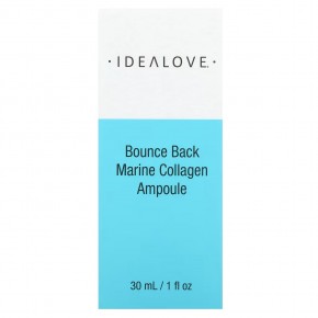 Idealove, Bounce Back, Marine Collagen Ampoule, сыворотка с морским коллагеном, 30 мл (1 жидк. унция) в Москве - eco-herb.ru | фото