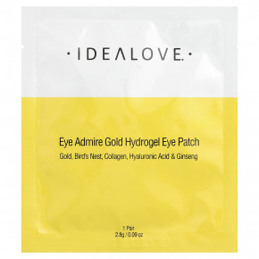 Idealove, Eye Admire, гидрогелевые патчи для глаз с золотом, 1 пара в Москве - eco-herb.ru | фото