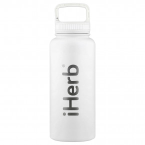 iHerb Goods, бутылка для физической активности iHerb®, Bohtal, белый, 960 мл (32 унции) - описание | фото
