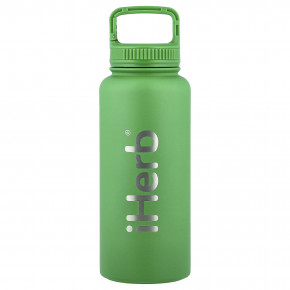 iHerb Goods, бутылка для физической активности iHerb® Bohtal, зеленый, 960 мл (32 унции) - описание | фото