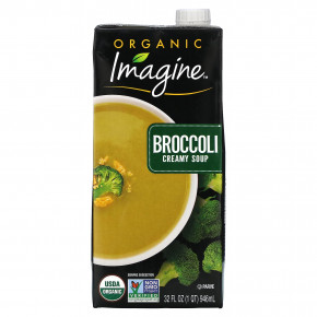 Imagine Soups, органический крем-суп, брокколи, 946 мл (32 жидк. унции) в Москве - eco-herb.ru | фото