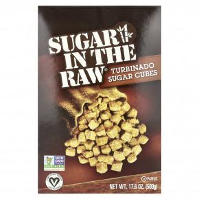 In the Raw, Sugar In The Raw®, сахарные кубики Turbinado, 500 г (17,6 унции) - описание