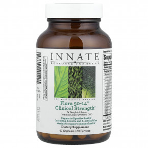 Innate Response Formulas, Flora 50-14™, добавка с клинически подтвержденной эффективностью, 60 капсул - описание | фото