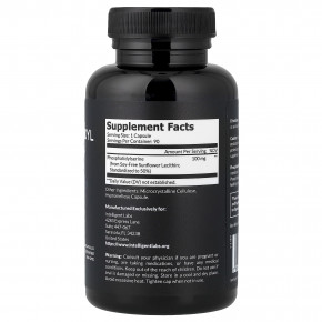 Intelligent Labs, чистый фосфатидилсерин, 90 вегетарианских капсул (100 мг в 1 капсуле) в Москве - eco-herb.ru | фото