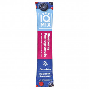 IQBAR, IQMIX®, смесь для увлажнения, чистоты и настроения, со вкусом голубики и граната, 20 стиков по 8 г (0,28 унции) в Москве - eco-herb.ru | фото