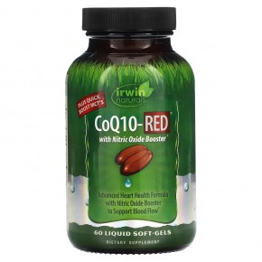 Irwin Naturals, CoQ10-Red, 60 мягких таблеток в Москве - eco-herb.ru | фото