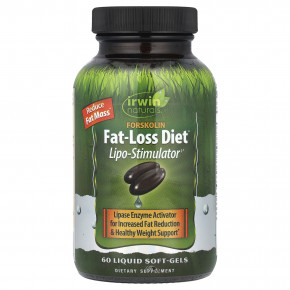 Irwin Naturals, Forskolin Fat-Loss Diet®, 60 жидких капсул - описание | фото