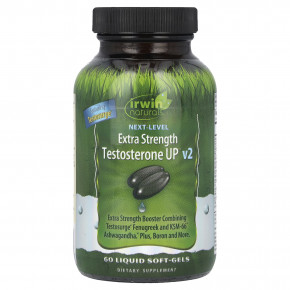 Irwin Naturals, Next Level, Testosterone UP v2, Extra Strength, 60 Liquid Soft-Gels в Москве - eco-herb.ru | фото